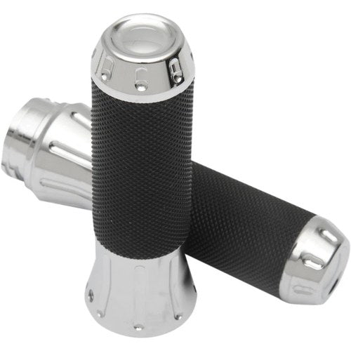 Drag Specialties Chrome Custom Grips | 354120