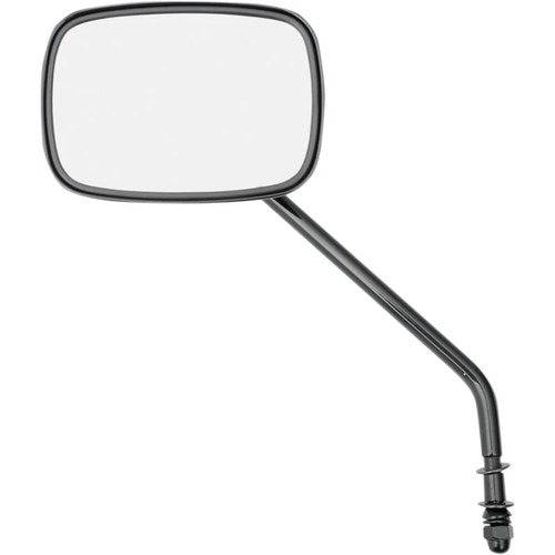 Drag Specialties Die Cast Mirror - Long Stem - Black | 302110BLK