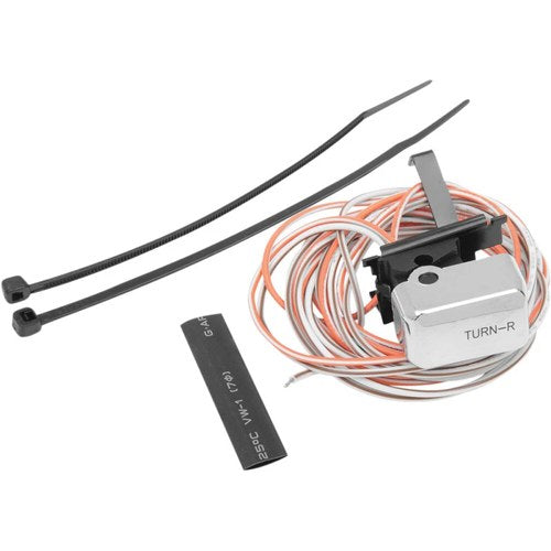 Drag Specialties Chrome Right-Side Turn Signal Switch Kit | H18-0333C-R