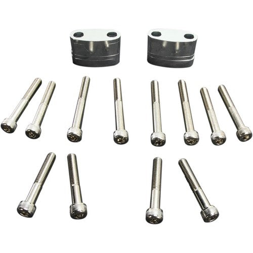 Emgo Aluminum 7/8" Handlebar Riser Kit | 23-09370