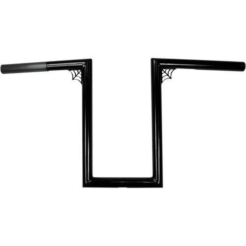 LA Choppers Black 12" Web Z Handlebar | LA-7380-W12B