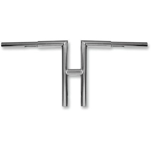 LA Choppers Chrome 12" Miter-T 1-1/4" Handlebar | LA-7386-12