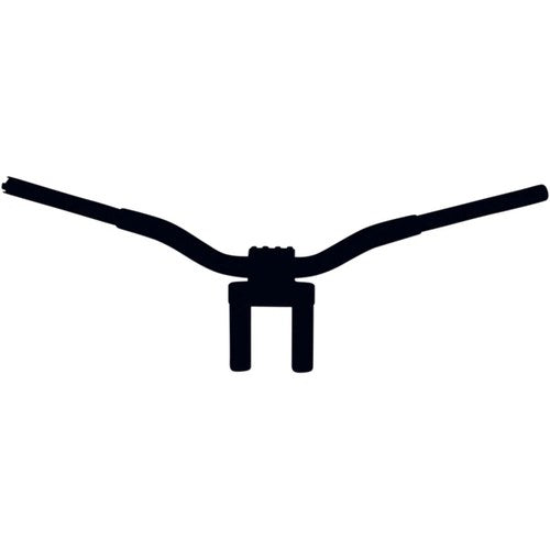 LA Choppers Matte Black 8" Kage Fighter Handlebar | LA-7335-04M