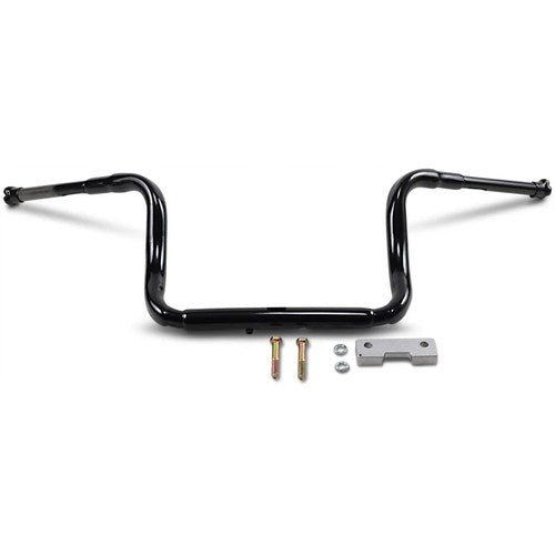 LA Choppers Black 12" Grande Traditional Ape Hanger Handlebar | LA-7322-12B