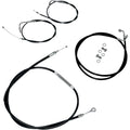 LA Choppers Standard Vinyl Braided Handlebar Cable/Brake Line Kit LA-8210KT-19B