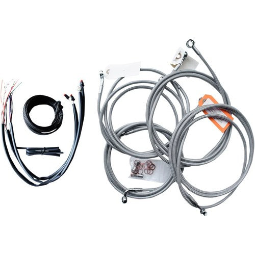 LA Choppers 15" - 17" Cable Kit for '14 - '15 FL w/ ABS | LA-8052KT2-16
