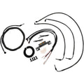 LA Choppers Midnight 13" Cable Kit for '17+ FL w/o ABS | LA-8055KT2-13M