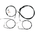 LA Choppers Black 15" - 17" Cable Kit for '08+ Fxdf | LA-8230KT-16B