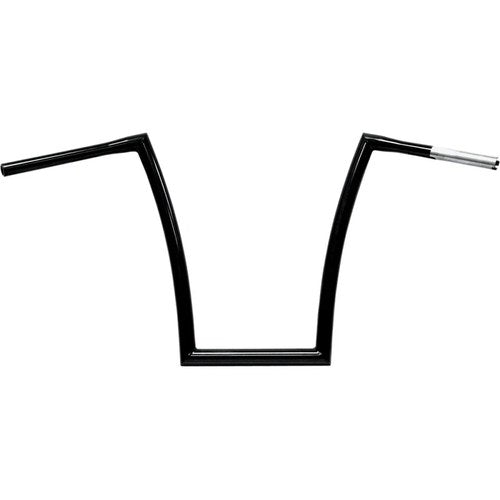 Todd's Cycle Black 1-1/4" Fat Bobber Strip Handlebar With 17" Rise | 0601-2723