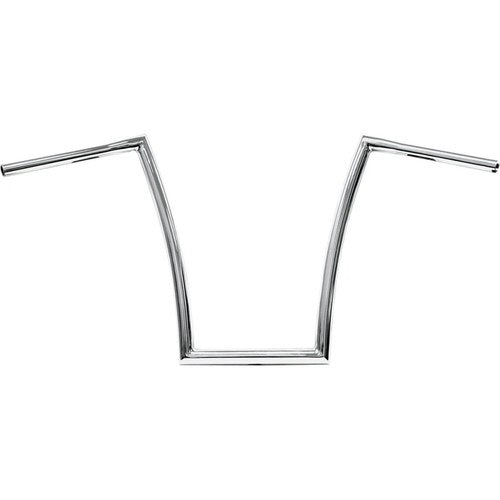 Todd's Cycle Chrome 1-1/4" Fat Bobber Strip Handlebar With 17" Rise | 0601-2722