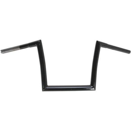 Todd's Cycle Black 1-1/4" Fat Bobber Strip Handlebar With 10" Rise | 0601-2729