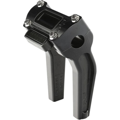 Thrashin Supply Co 6-1/2" Pullback Handlebar Riser w/Gauge Cut Out | TSC-6500-1