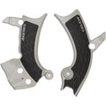 Acerbis X-Grip Frame Guards - YZ450F - Silver/Black | 2689411015