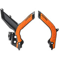 Acerbis X-Grip Frame Guards - KTM - Black/Orange | 2783155229