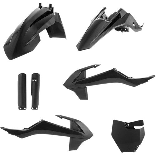 Acerbis Full Replacement Plastic Kit - Black - SX65 | 2449600001