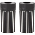 Arlen Ness 10-Gauge Fork Boot Covers - Black Anodized - Flht | 20-017
