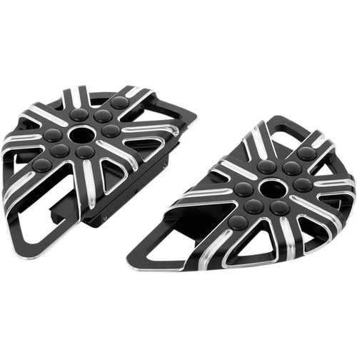 Arlen Ness Passenger Boards - 10 Gauge - Black | 06-863