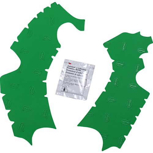Athena Frame Pads - KX250F - Green | M7338V