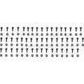 Bolt Nylon License Plate Fastener Kit - 50PK | LPFB50