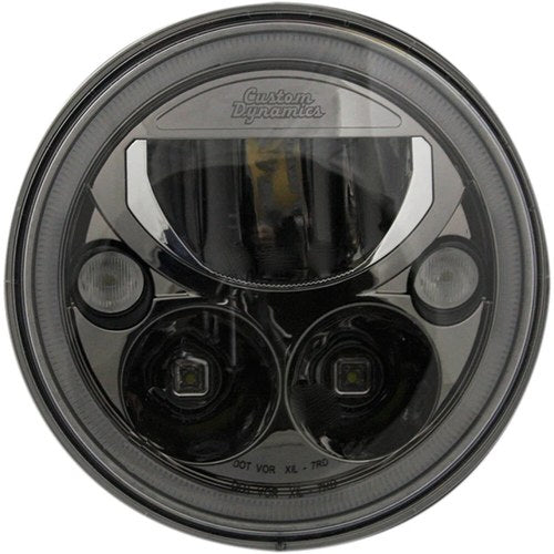 Custom Dynamics LED Headlight - 7" - Black - Each | CDTB-7-B
