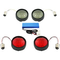 Custom Dynamics Full Bullet Turn Signal Conversion Kit - Black | PB-HD-BB-B