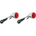 Custom Dynamics ProBEAM Universal Turn Signals - Chrome/Red | PB-UNV-RTS-R-C