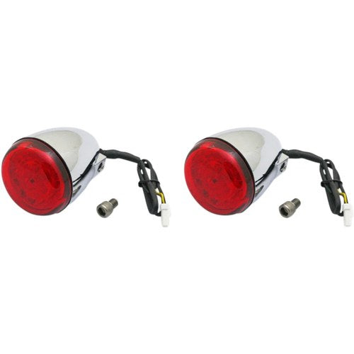 Custom Dynamics ProBEAM Turn Signals - Chrome/Red | PB-IND-RTS-R-C