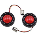 Custom Dynamics Bullet Turn Signal 1157 - Black - Red Lens | PB-BR-RR-57-BR
