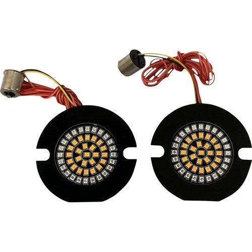 Custom Dynamics Flat Rear Turn Signal 1156 - Amber Lens | GEN-4-AR2-1156T