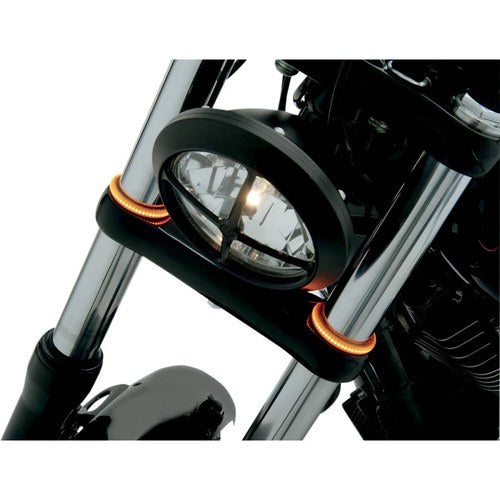 Custom Dynamics Wrapz Fork Lights - 43 mm - Smoke Lens | TW43AS