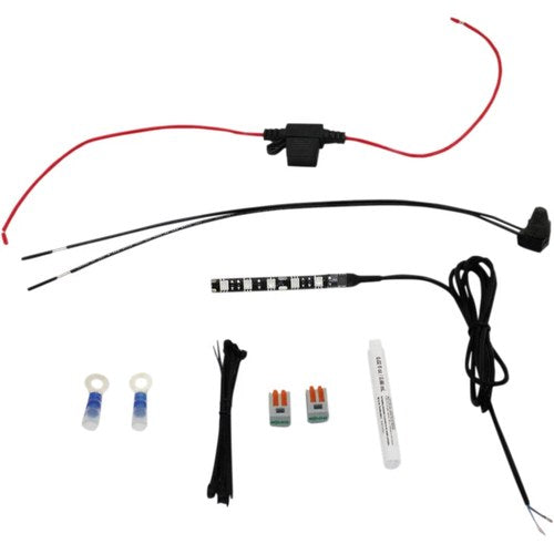 Custom Dynamics Cheese Wedge Light Kit - Red | WEDGE-KIT-R