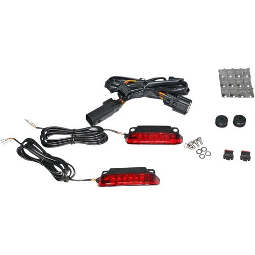 Custom Dynamics Luggage Rack Light Bar - Red | CD-LR-07-R