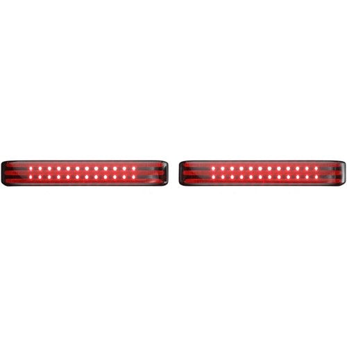 Custom Dynamics Saddlebag LED Lights, Sequential, Black/Smoke | PB-SBSEQ-BCM4BS