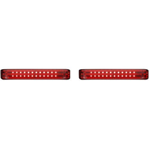Custom Dynamics Saddlebag LED Lights - Sequential - Black/Red | PB-SBSEQ-HD-BR