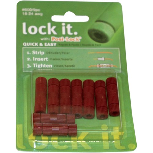 Custom Dynamics Posi-Lock Wire Connectors 18-24 Gauge - 9PK | 600