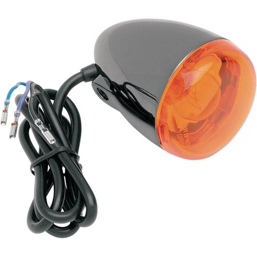 Chris Products Turn Signal - Black Nickel/Amber | 8500A-BN