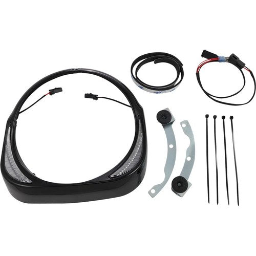 Ciro Headlight Bezel - Black | 45211