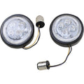 Ciro Front Signal Light Inserts - Black - Amber Lens | 45420