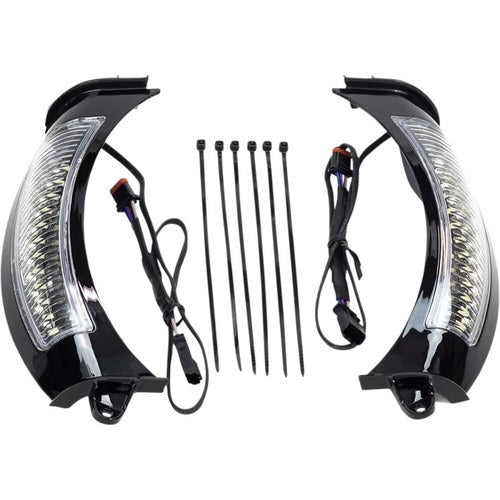 Ciro Fang Headlight Bezel - Black | 45251