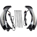 Ciro Fang Headlight Bezel - Black | 45251