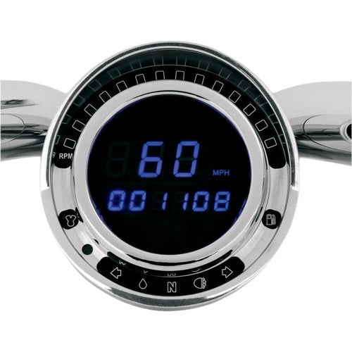 Dakota Digital Big Dog Direct Plug-In Speedometer - Blue LED | BD-140