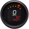Dakota Digital Tank Speedometer - Black Bezel - 3-3/8" | MLX-3000-K