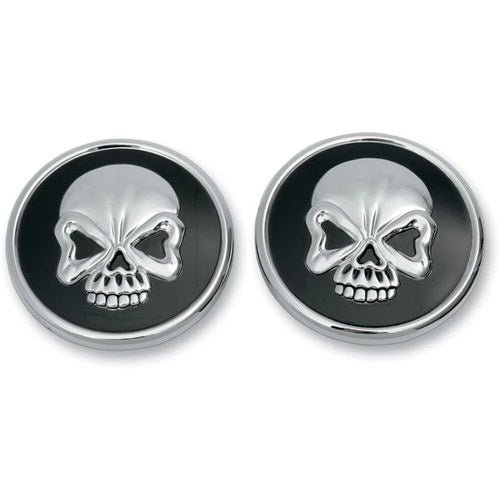 Drag Specialties Skull Gas Caps - Screw-In - Pair | 012716