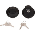 Drag Specialties Locking Gas Cap - Black - Non-Vented | 03-0320AB-B
