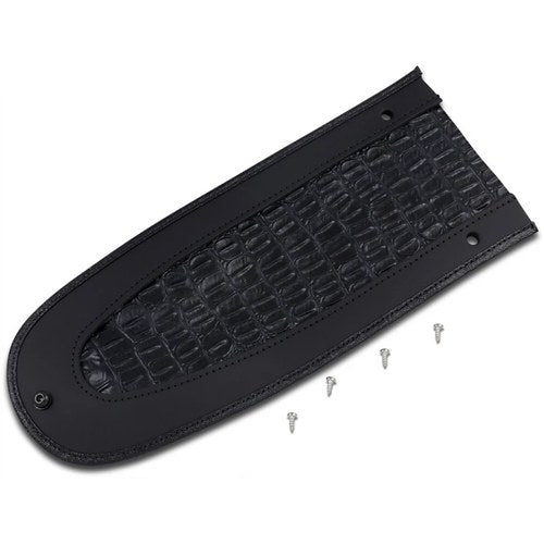 Drag Specialties Fender Skin - Embossed Faux Gator Leather Center | 1405-0145