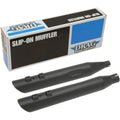Drag Specialties Slashdown Slip-On Mufflers - Black - 3.5" - FL | H00964