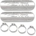 Drag Specialties Flame Skull Heat Shield | 1861-0102