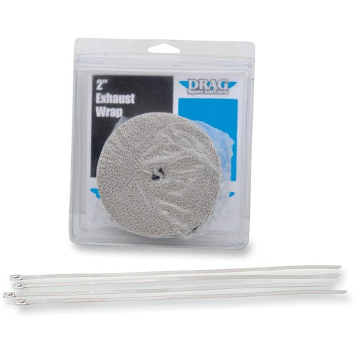 Drag Specialties Exhaust Wrap with Tie - Tan - 2"x25' | 525-2004