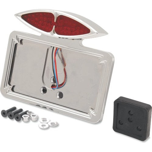 Drag Specialties Taillight/License Plate Mount - Cateye | MT76388