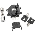 Drag Specialties Side Hinge Ignition Switch w/Fork Lock - Black | 21-0209GBK